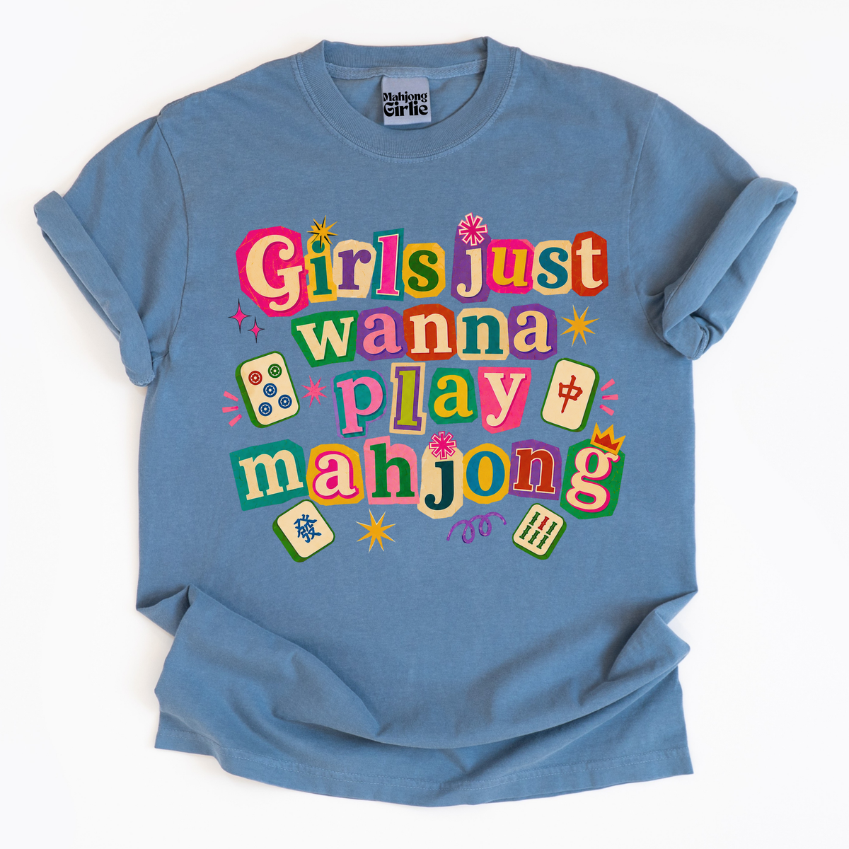 Girls Just Wanna Play Mahjong T-Shirt