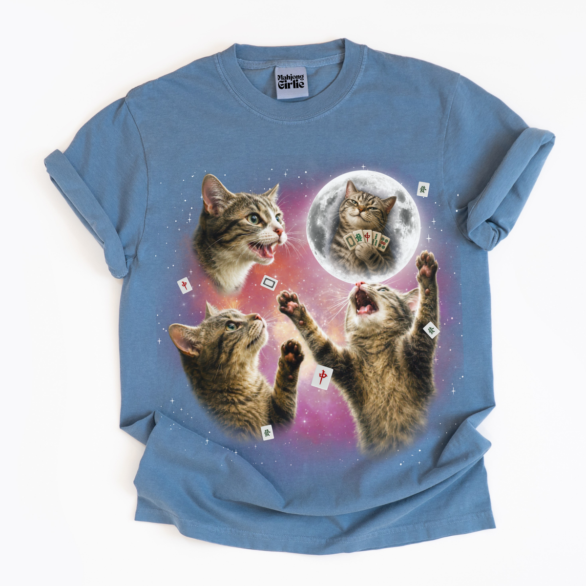 3 Cats Retro 90s T-Shirt