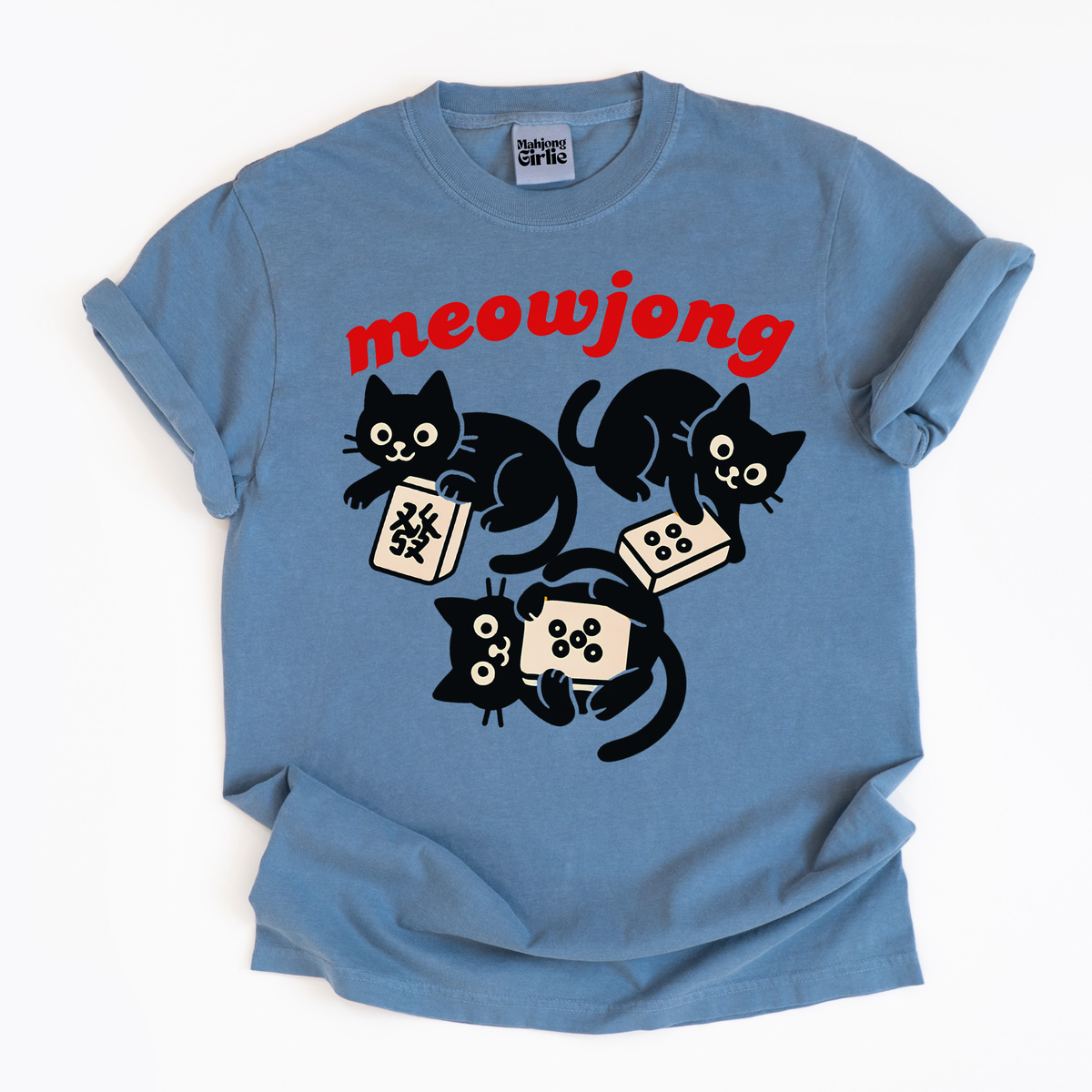 Meowjong Black Cats T-shirt