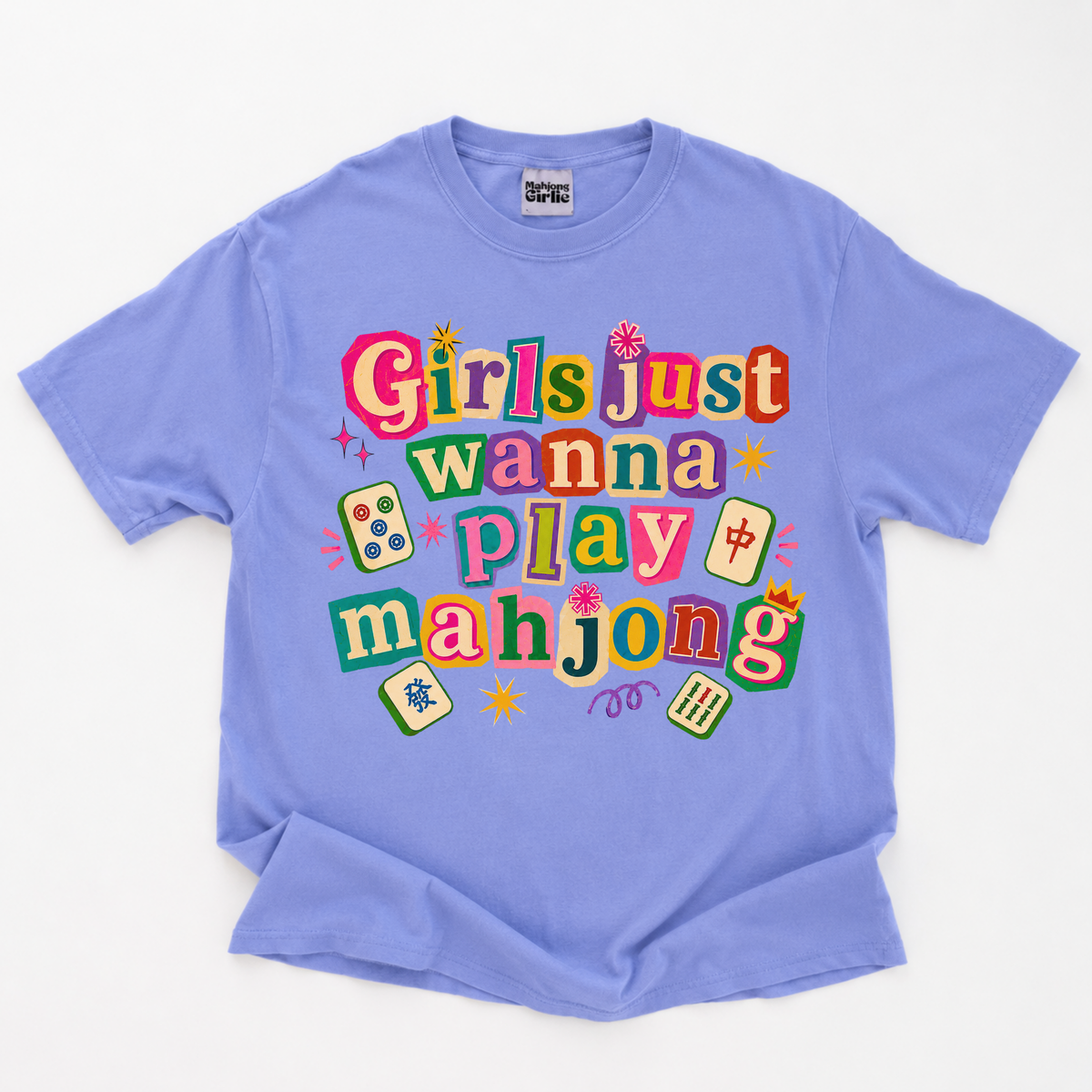 Girls Just Wanna Play Mahjong T-Shirt