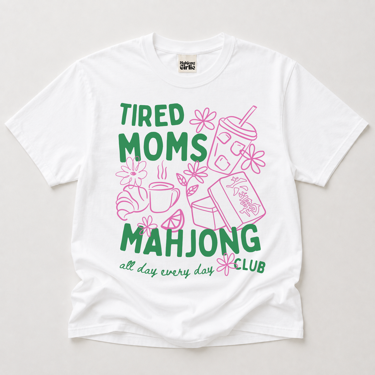 Tired Moms Mahjong Club T-Shirt