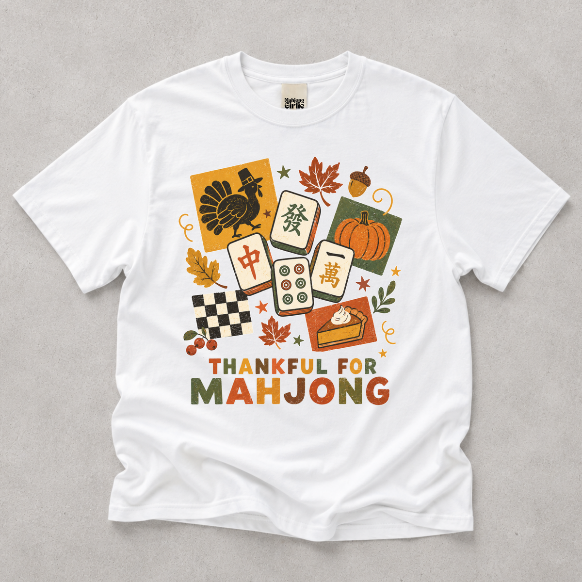 Thankful For Mahjong T-Shirt